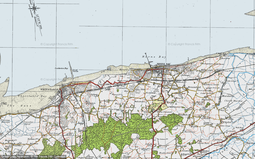 Old Map of Studd Hill, 1920 in 1920