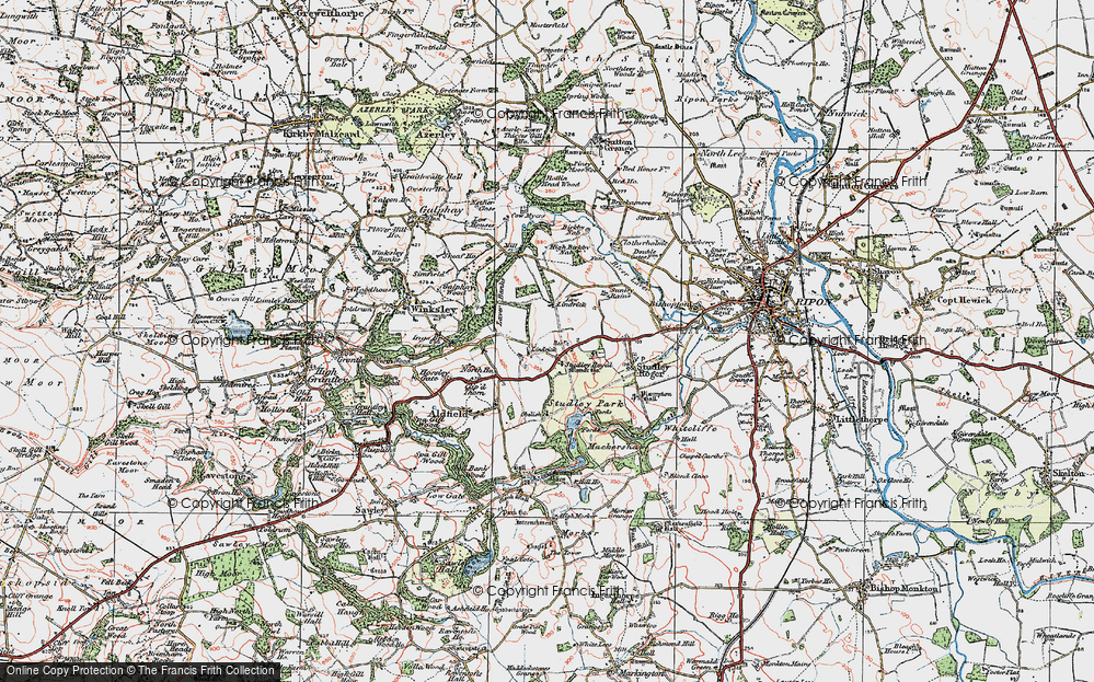 Studley Royal, 1925