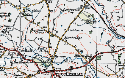 Old map of Ankerton in 1921