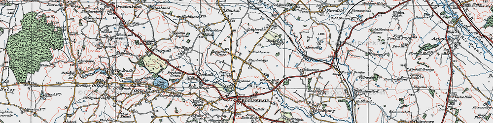 Old map of Ankerton in 1921