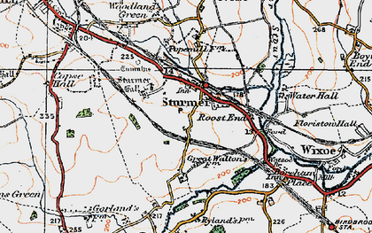Old map of Sturmer in 1920