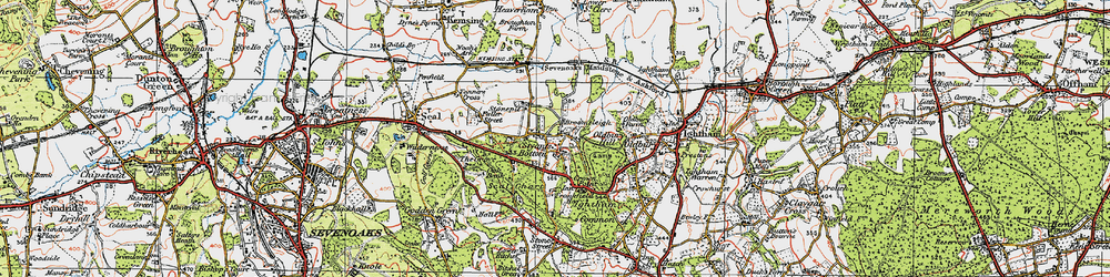 Old map of Broomsleigh in 1920