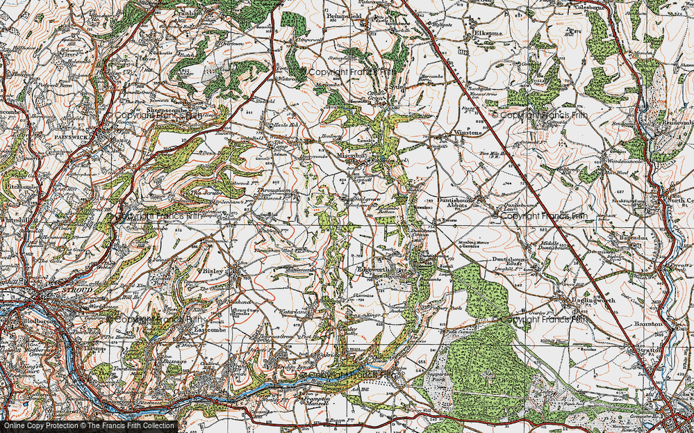 Old Map of Sudgrove, 1919 in 1919