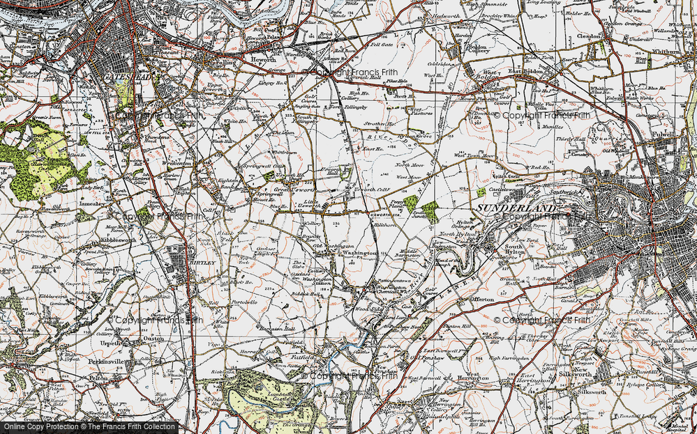 Old Map of Sulgrave, 1925 in 1925