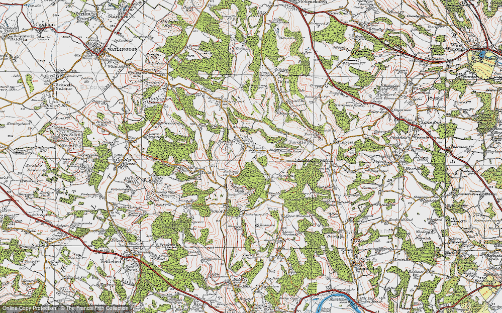 Old Map of Summer Heath, 1919 in 1919