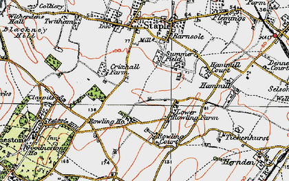 Old map of Summerfield in 1920