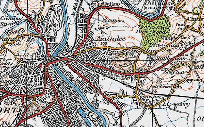 Old map of Summerhill in 1919