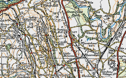Old map of Summerhill in 1921