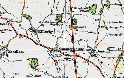 Old map of Summerhouse in 1925