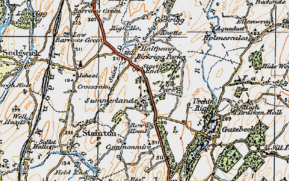 Old map of Summerlands in 1925