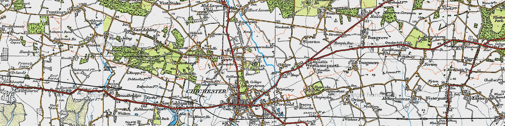 Old map of Summersdale in 1919