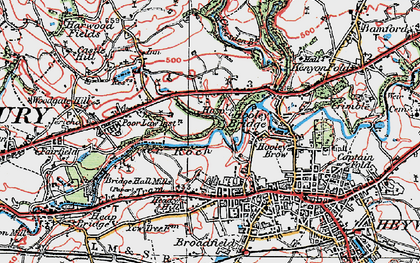 Old map of Summit in 1924