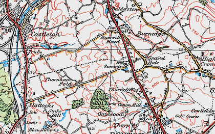 Old map of Summit in 1924