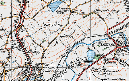 Old map of Sunny Bower in 1924