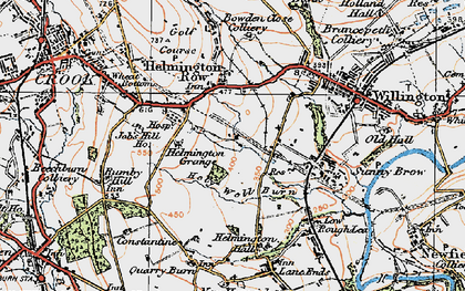 Old map of Annapoorna in 1925