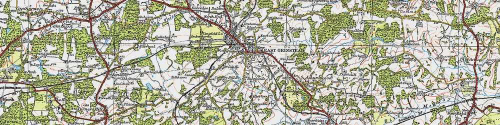 Old map of Beachcroft Towse, The in 1920