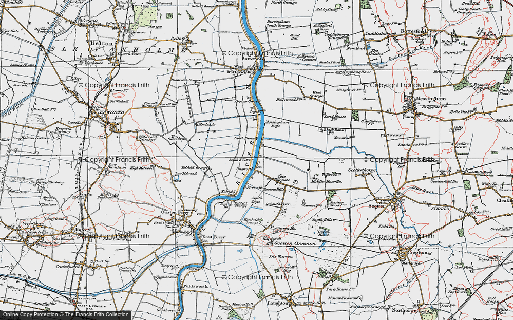 Old Maps Of River Trent Humberside Francis Frith   Susworth 1923 Pop843085 