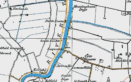 Old map of Susworth in 1923