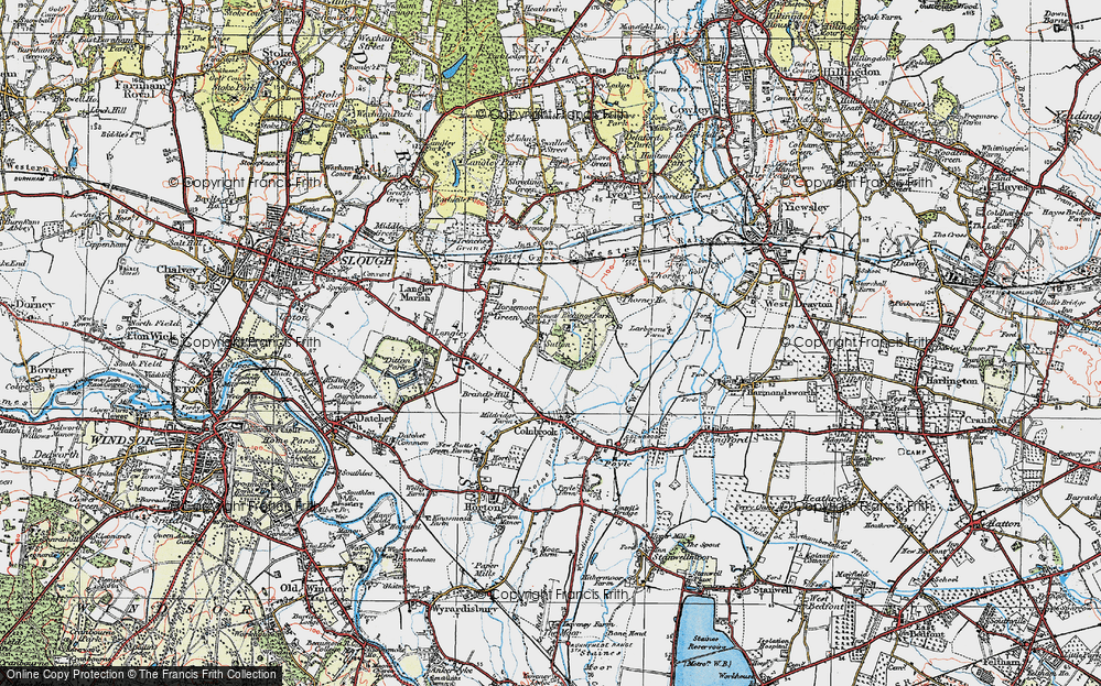 Old Map of Sutton, 1920 in 1920