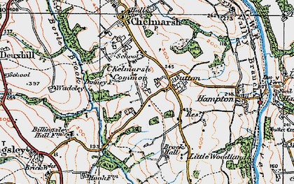 Old map of Sutton in 1921