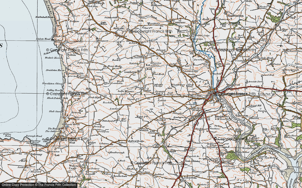 Old Map of Sutton, 1922 in 1922