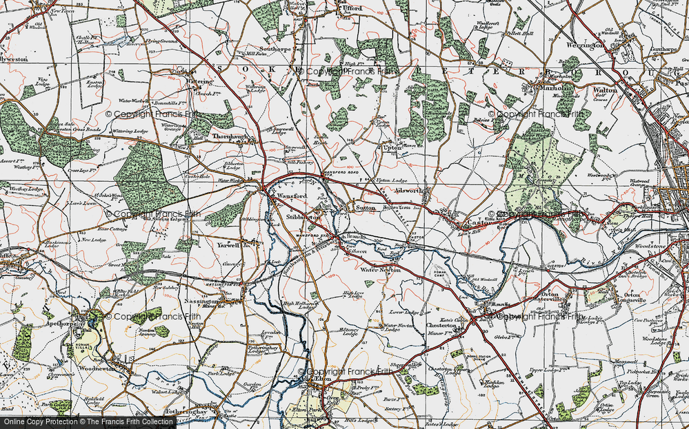 Old Map of Sutton, 1922 in 1922