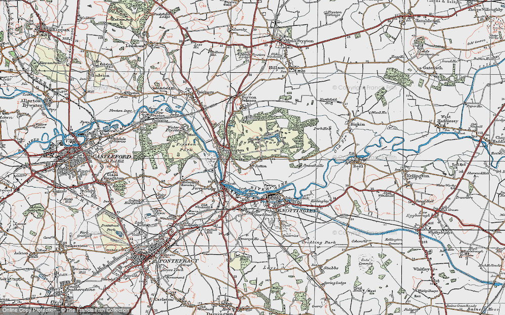 Old Map of Sutton, 1924 in 1924
