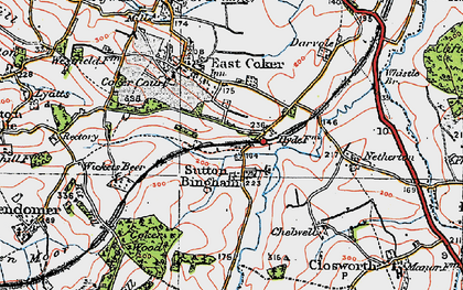 Old map of Netherton in 1919