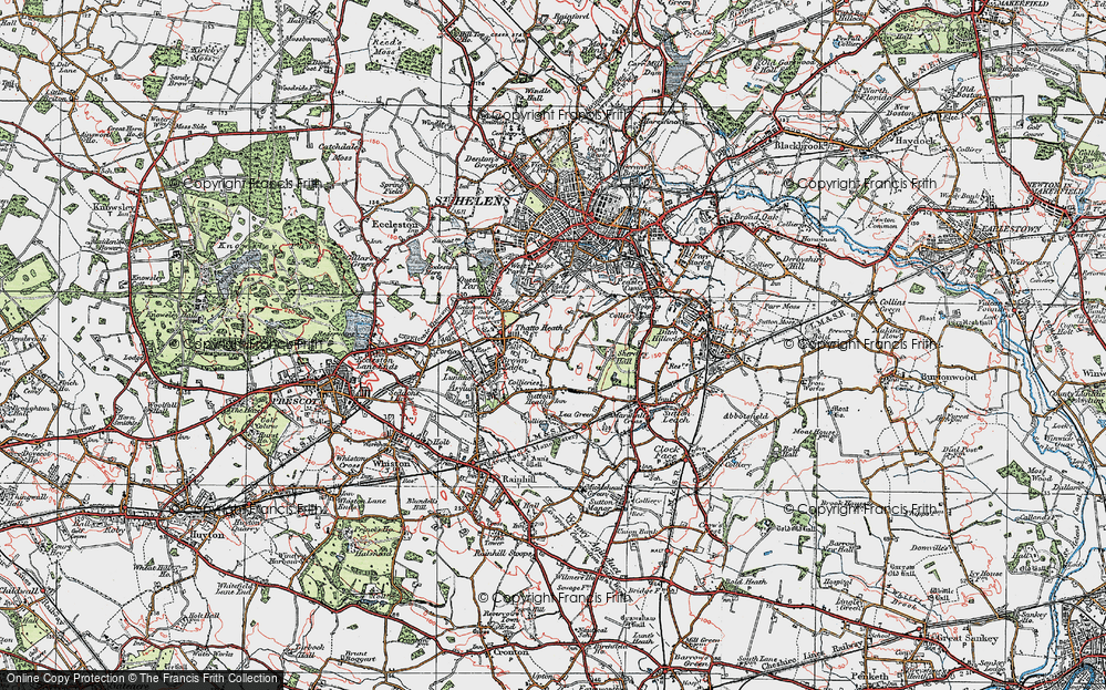 Old Map of Sutton Heath, 1923 in 1923