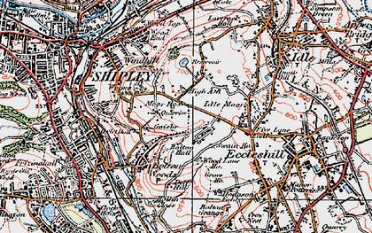 Old map of Swain House in 1925