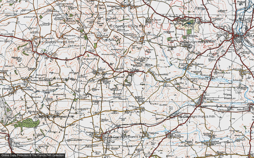 Old Map of Swalcliffe, 1919 in 1919