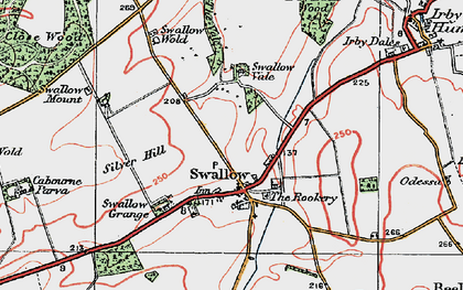 Old map of Swallow in 1923