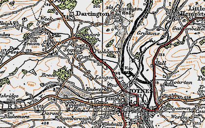 Old map of Swallowfields in 1919