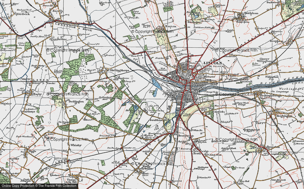 Old Map of Swanpool, 1923 in 1923