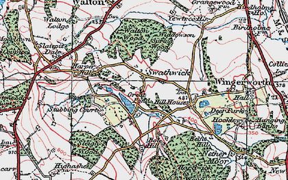 Old map of Swathwick in 1923