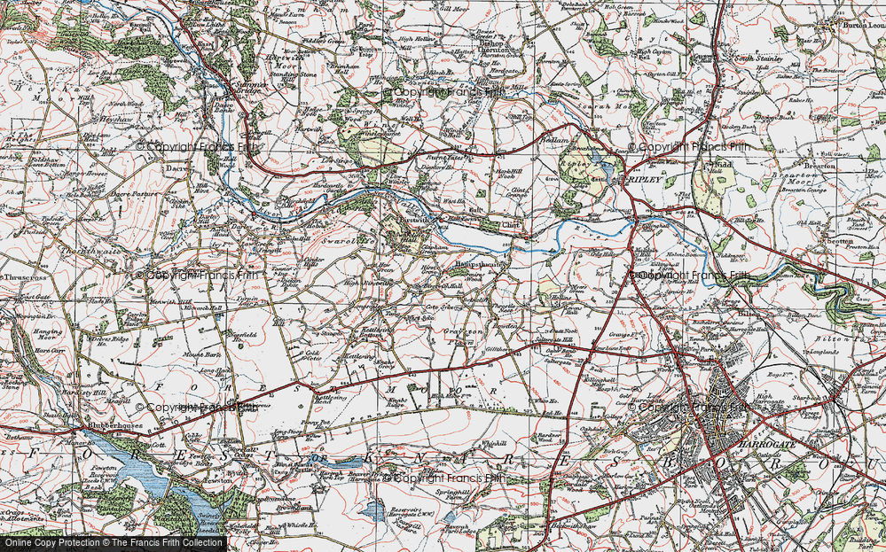 Old Map of Swincliffe, 1925 in 1925
