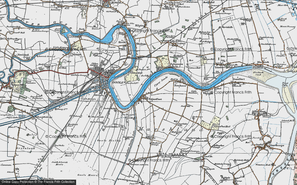 Old Map of Swinefleet, 1924 in 1924