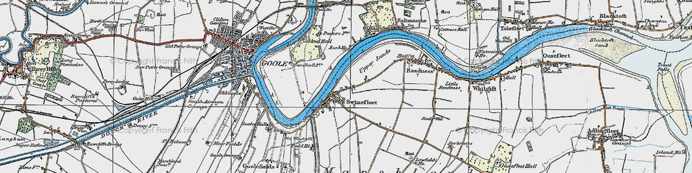Old map of Swinefleet in 1924