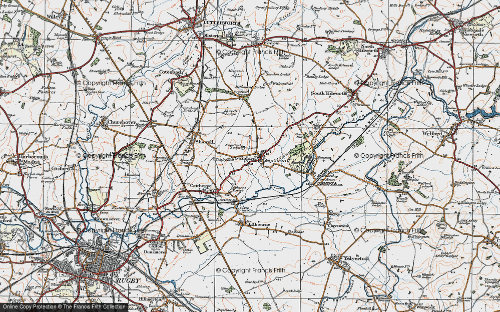 Old Map of Swinford, 1920 in 1920