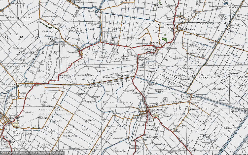 Old Map of Swingbrow, 1920 in 1920