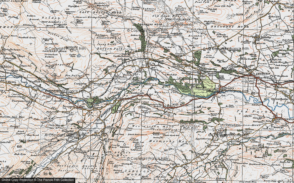 Old Map of Swinithwaite, 1925 in 1925