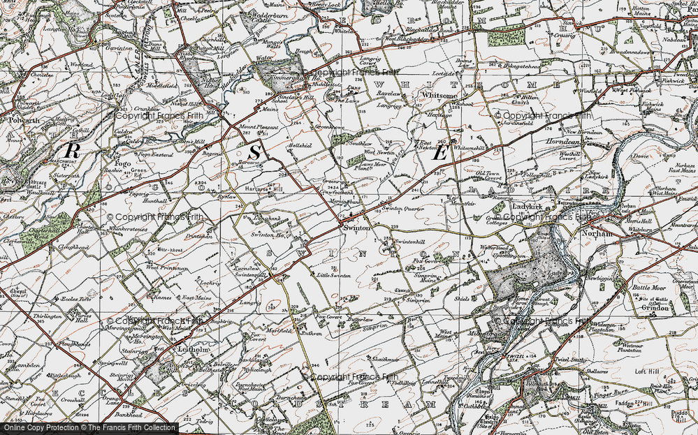 Old Map of Swinton, 1926 in 1926