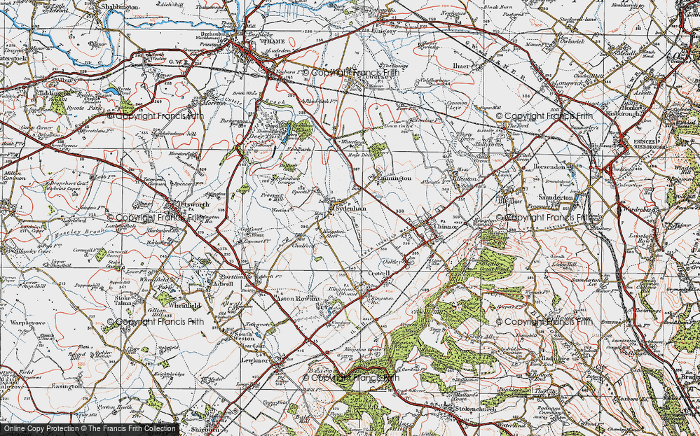 Old Map of Sydenham, 1919 in 1919