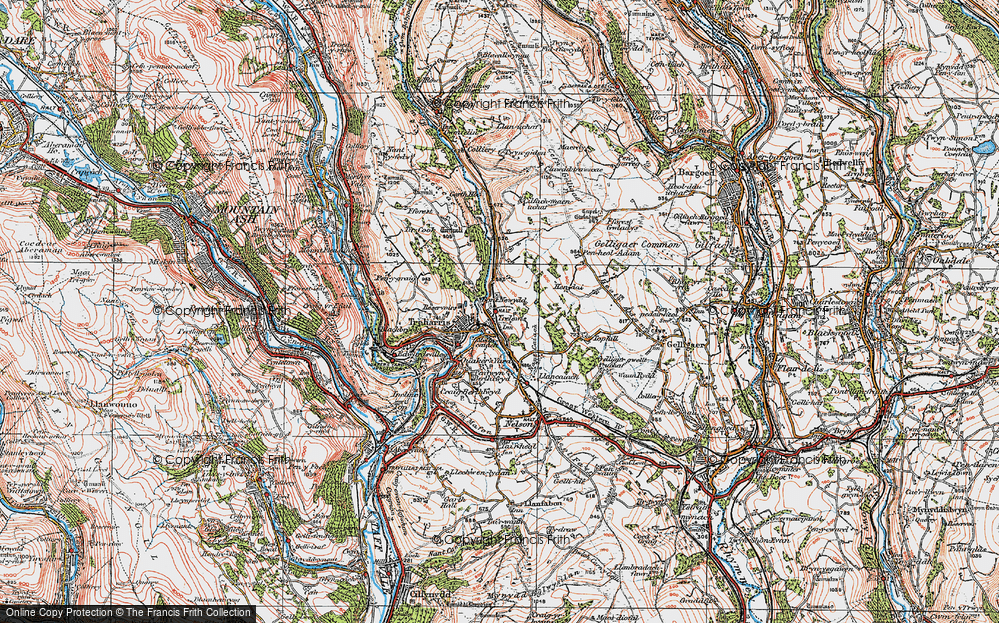 Old Map of Taff Merthyr Garden Village, 1919 in 1919