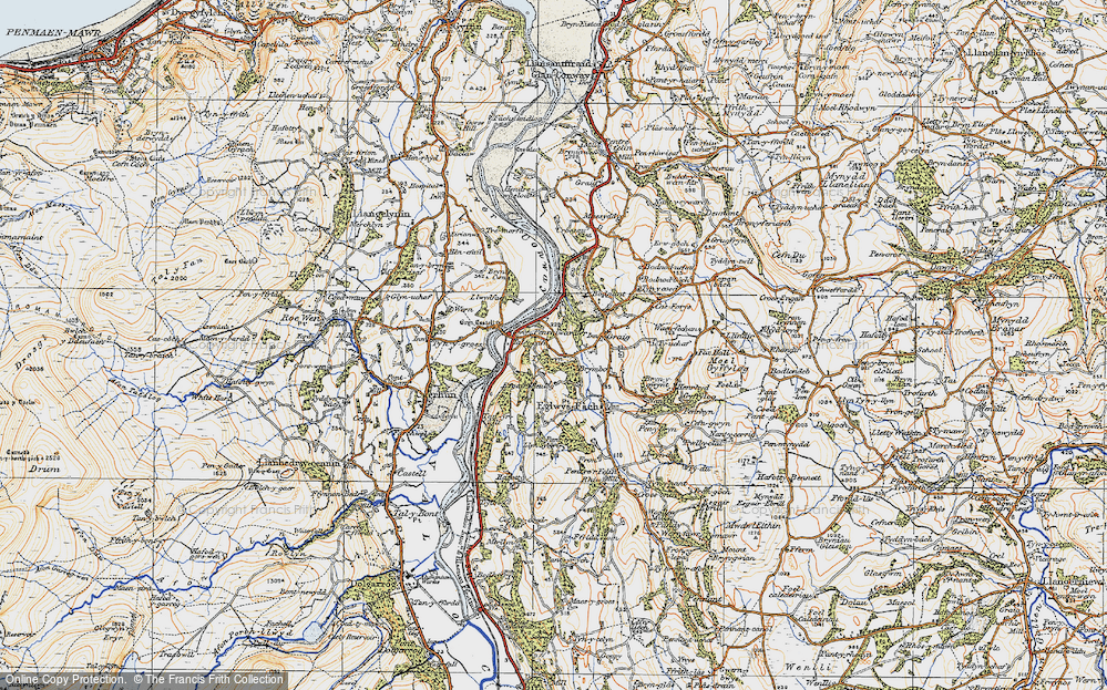 Tal-y-cafn, 1922