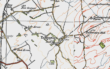 Old map of Tallentire in 1925