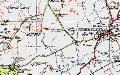 Old map of Tame Bridge in 1925