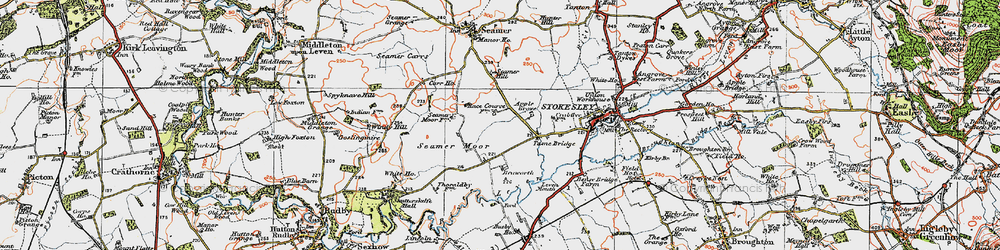 Old map of Tame Bridge in 1925