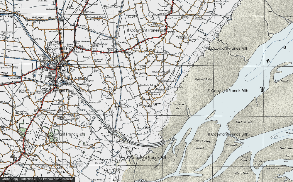 Old Map of Tamworth Green, 1922 in 1922
