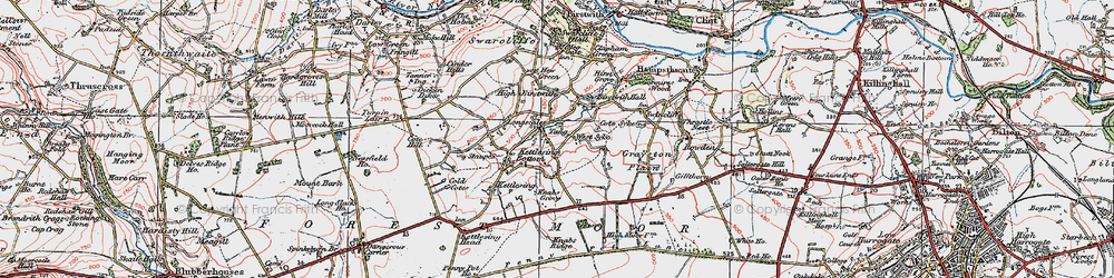 Old map of Tang in 1925